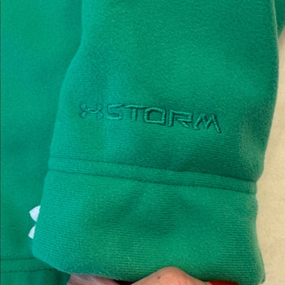 Under Armour Storm Vibrant Green Full-Zip Jacket, sz M - Picture 5 of 15